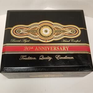 Perdomo 20th Anniversary Maturo Cigar Box empty stash guitar purse craft